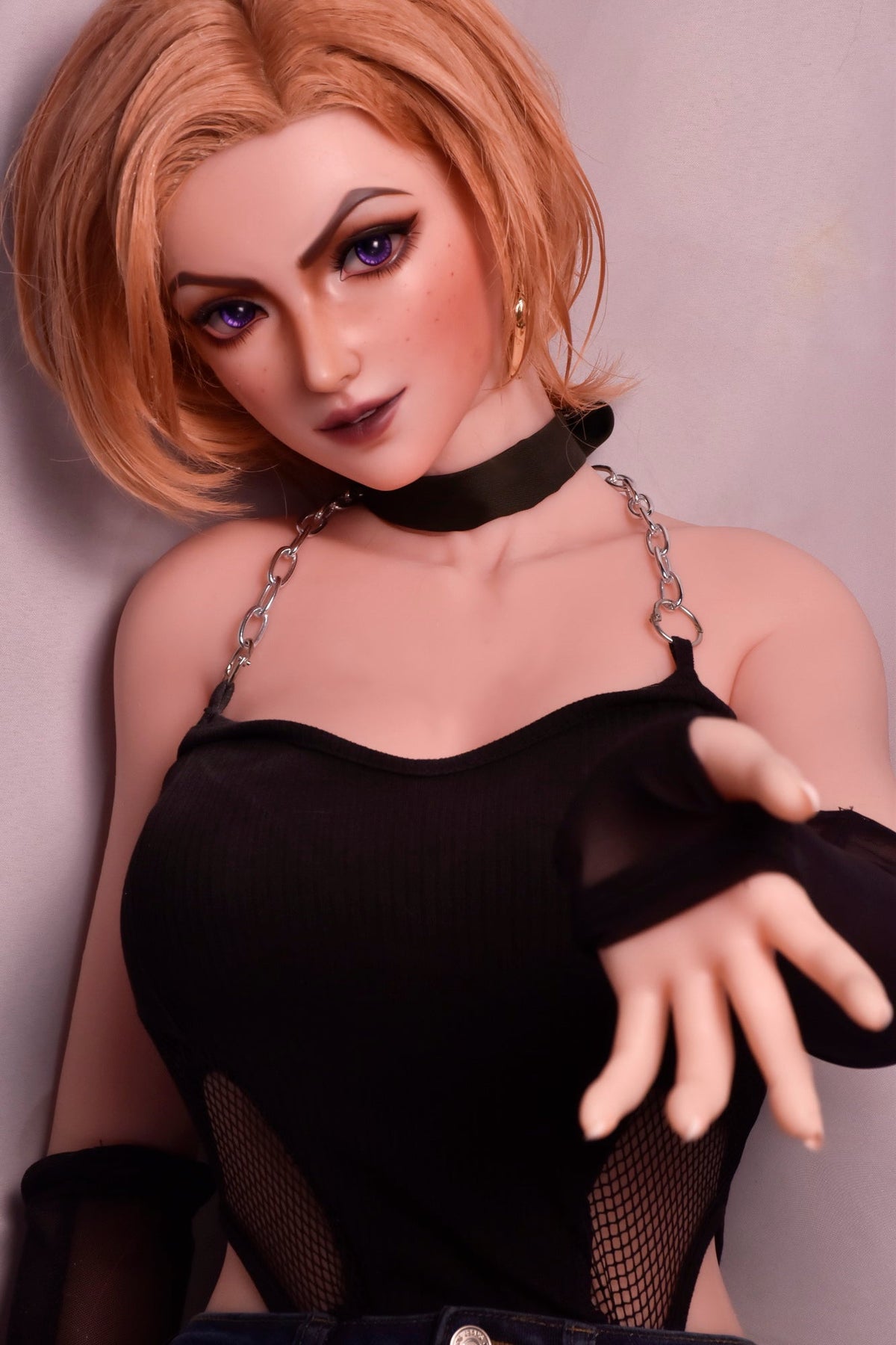 F1531-Elsa Babe-165cm/5ft4 Full Silicone Sexy Anime Sex Dolls 