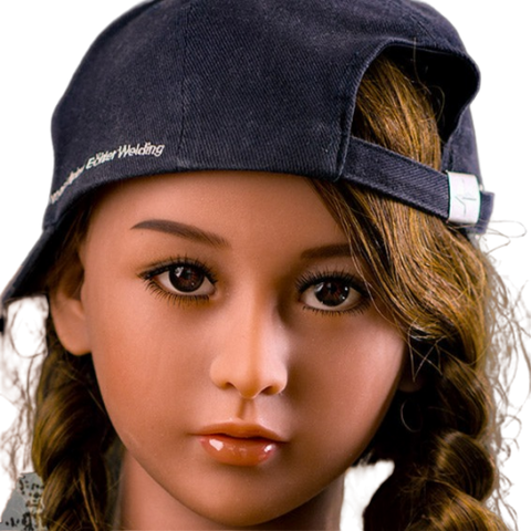 H046 Attractive Sex Doll Head with Round ChinAttractive Sex Doll Head with Round Chin 