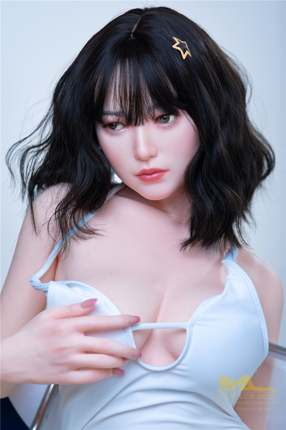 F1213-153cm-31kg F Cup Misa Life Size Silicone Sex Doll-Irontech Doll