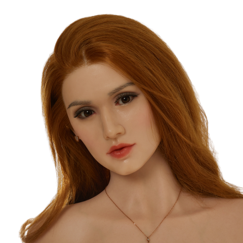 H600 CST Silicone Sex Doll Head|Yound Lady Face 