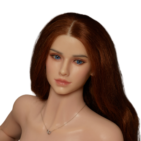 H601 CST Silicone Sex Doll Face | Blue Eyes