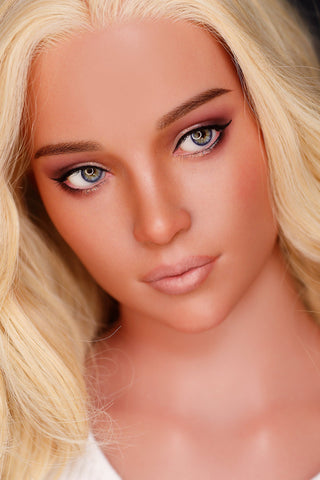 F683—170cm Blonde Silicone Love Doll |Zelex Doll 