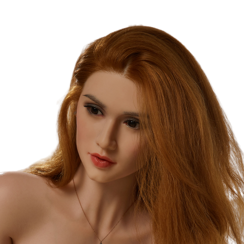 H600 CST Silicone Sex Doll Head|Yound Lady Face 