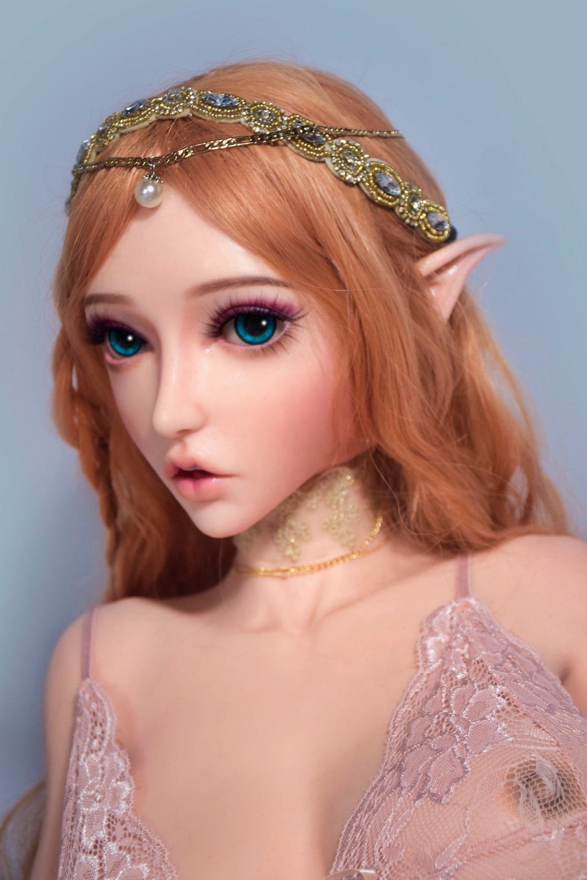 F537-Elsa Babe-150cm/ 5ft Full Silicone Sexy Anime Sex Dolls