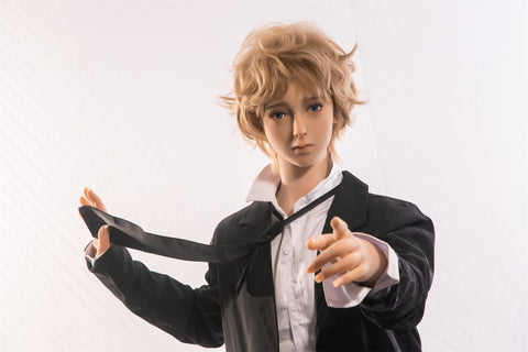 F112- Edward Golden Hair Fantasy Prince 165cm Male Sex Doll-qita doll 