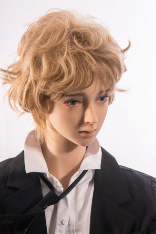 F112- Edward Golden Hair Fantasy Prince 165cm Male Sex Doll-qita doll