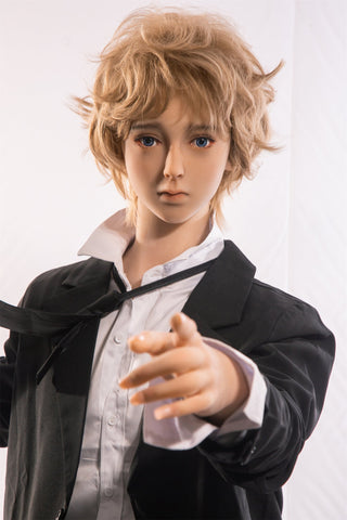 F112- Edward Golden Hair Fantasy Prince 165cm Male Sex Doll-qita doll