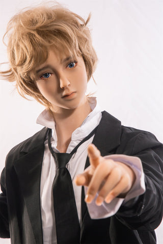 F112- Edward Golden Hair Fantasy Prince 165cm Male Sex Doll-qita doll