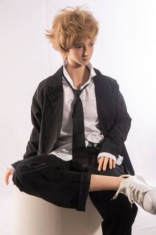 F112- Edward Golden Hair Fantasy Prince 165cm Male Sex Doll-qita doll