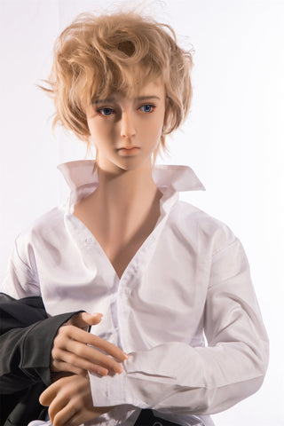 F112- Edward Golden Hair Fantasy Prince 165cm Male Sex Doll-qita doll 