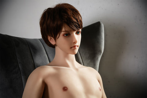 F110-Finley Thin Face Shy Asian Teen 165cm TPE Male Sex Doll-qita doll 