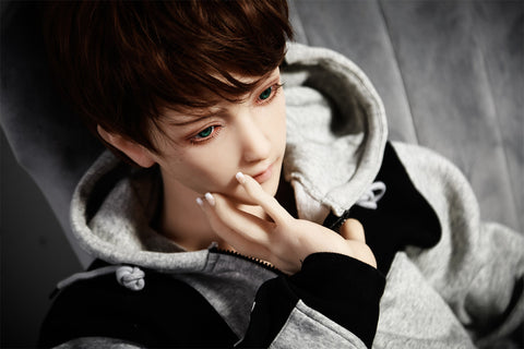 F110-Finley Thin Face Shy Asian Teen 165cm TPE Male Sex Doll-qita doll 