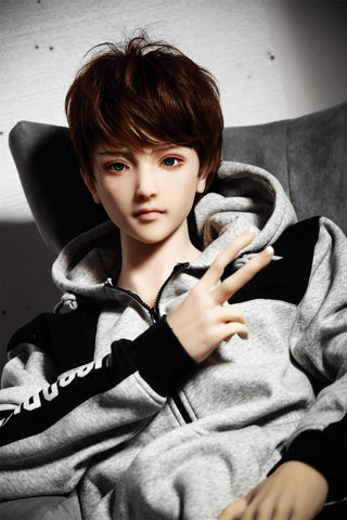 F110-Finley Thin Face Shy Asian Teen 165cm TPE Male Sex Doll-qita doll 