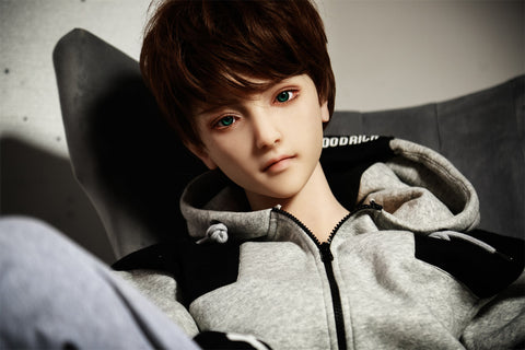 F110-Finley Thin Face Shy Asian Teen 165cm TPE Male Sex Doll-qita doll 