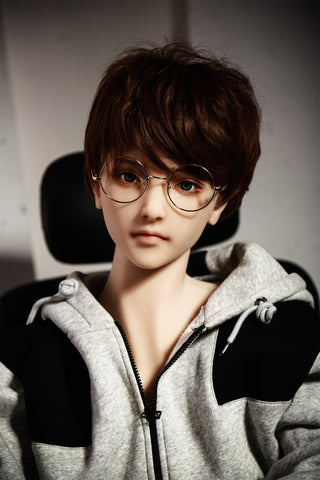 F110-Finley Thin Face Shy Asian Teen 165cm TPE Male Sex Doll-qita doll 