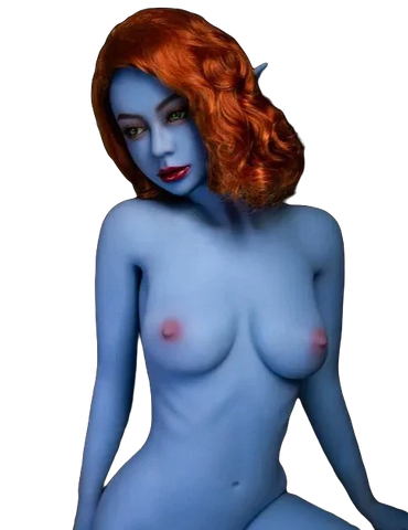 F036-165cm(5.4ft)-36kg Blue Alien Sex Dolls | linkdolls