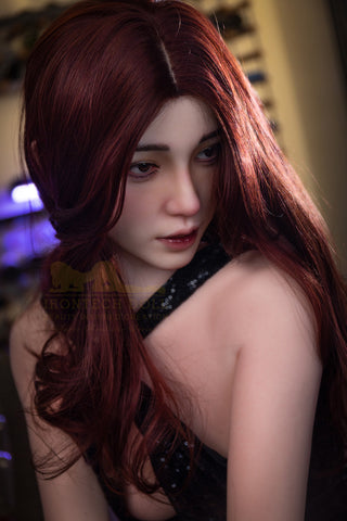 F2222-163cm  B Cup S42 Red Head Bambola del sesso in silicone｜Irontech Sex Doll