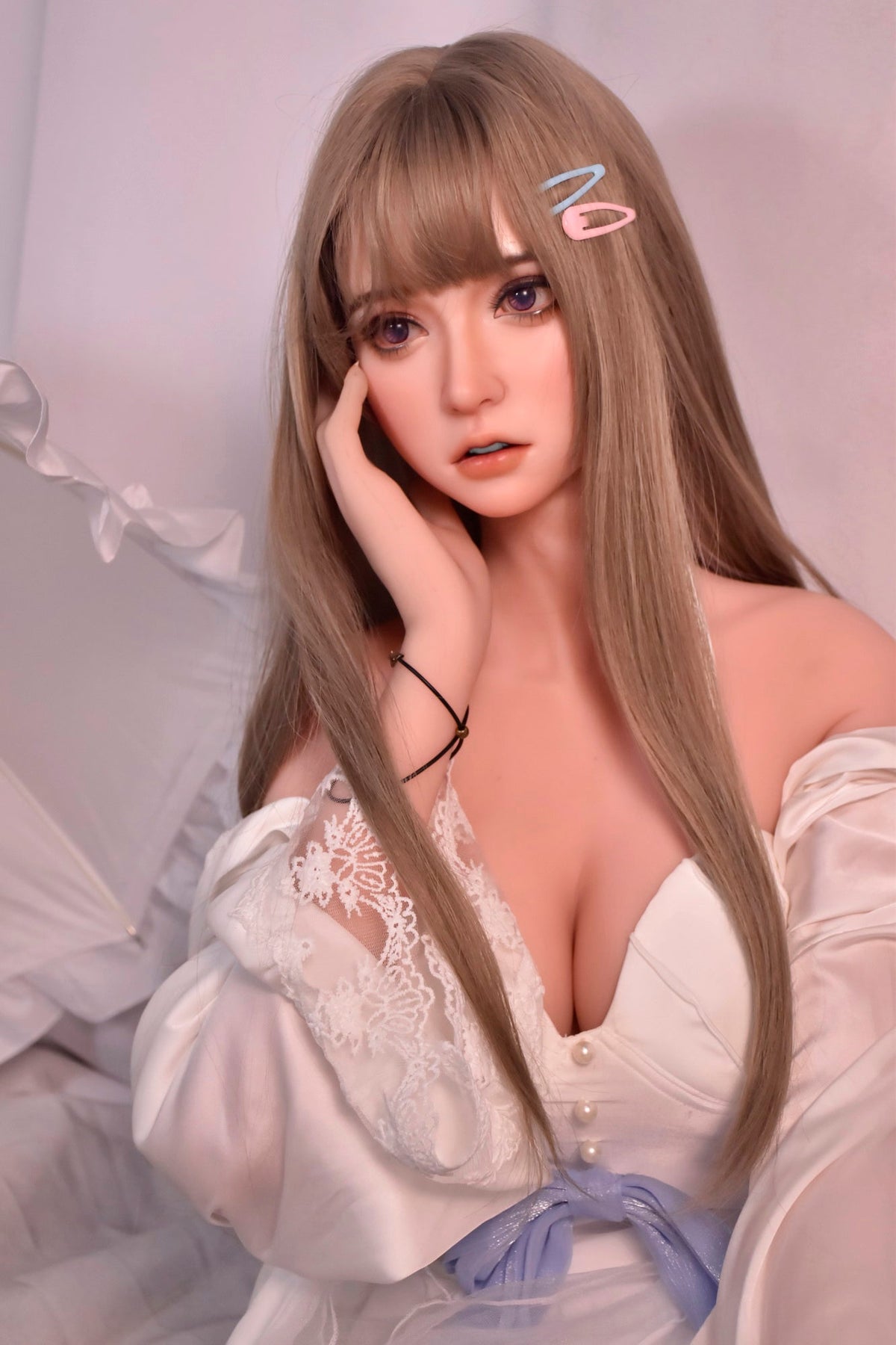 F1557-Elsa Babe-165cm/5ft4 Full Silicone Sexy Anime Sex Dolls