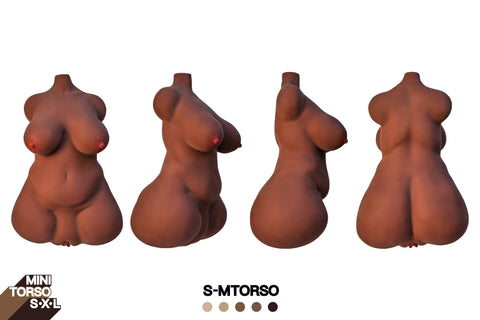 597(12lb/36.5cm) BBW Pear-shaped saggy breasts Sex Doll Torso｜Big Tits &amp; Big Ass Sex Doll Torso 