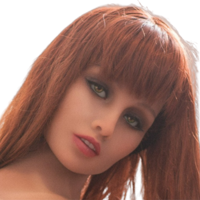 H039 Dreamy Sex Doll Head with Straight Hair