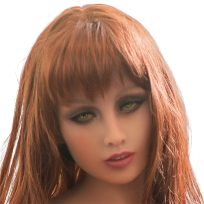 H039 Dreamy Sex Doll Head with Straight Hair