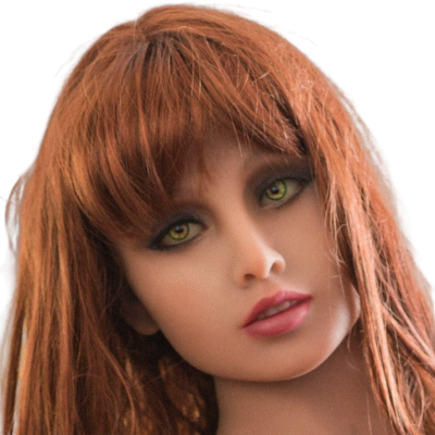 H039 Dreamy Sex Doll Head with Straight Hair