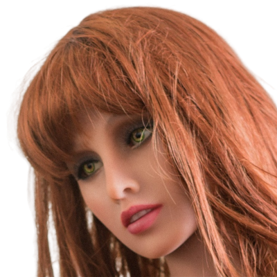 H039 Dreamy Sex Doll Head with Straight Hair